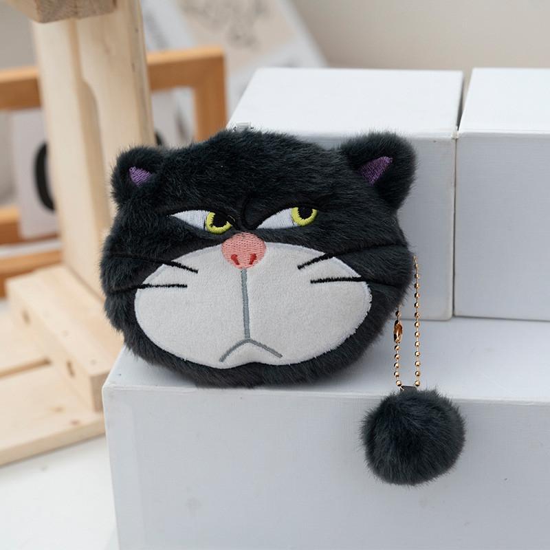 Lucifer Plush Cat Keychain Toy Doll Wallet With Pp Cotton For Carry Everyday