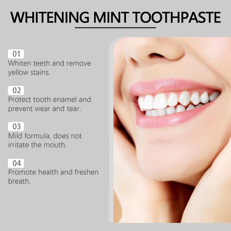 Eelhoe Whitening Toothpaste Remove Plaque Tooth Stains Prevent Tooth Decay Fresh Breath Dental Brighten Oral Cleaning Hygiene