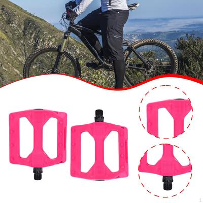 Bicycle Pedals Anti Skid Lightweight Nylon for Adult Bikes Road Replace Parts Flat