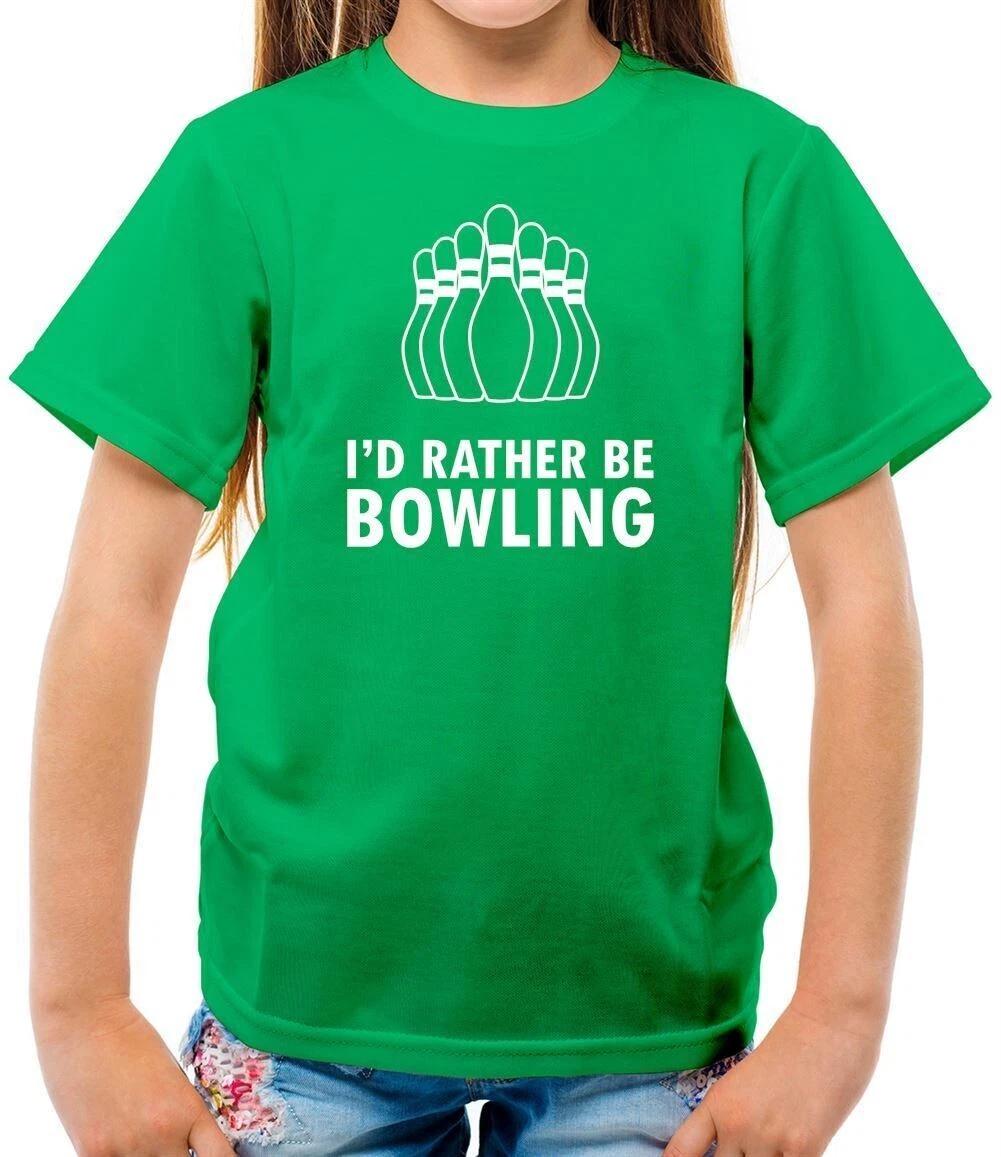 I D Rather Be Bowling - Kids - Melon 10 Pen Bowl Game Sports Bowl 160
