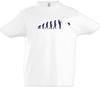 Fishing Evolution Boys Kids Boys T-Shirt Fun Fish Sea River Angler Rod and Line Darwin