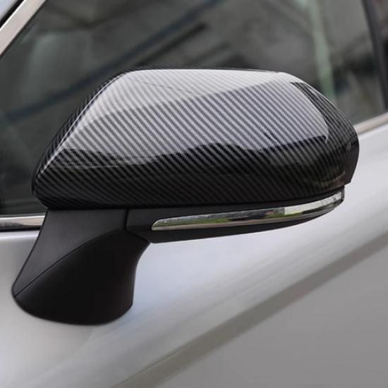 Carbon Fiber Rearview Mirror Cover Trim For Toyota Camry 2018-2026