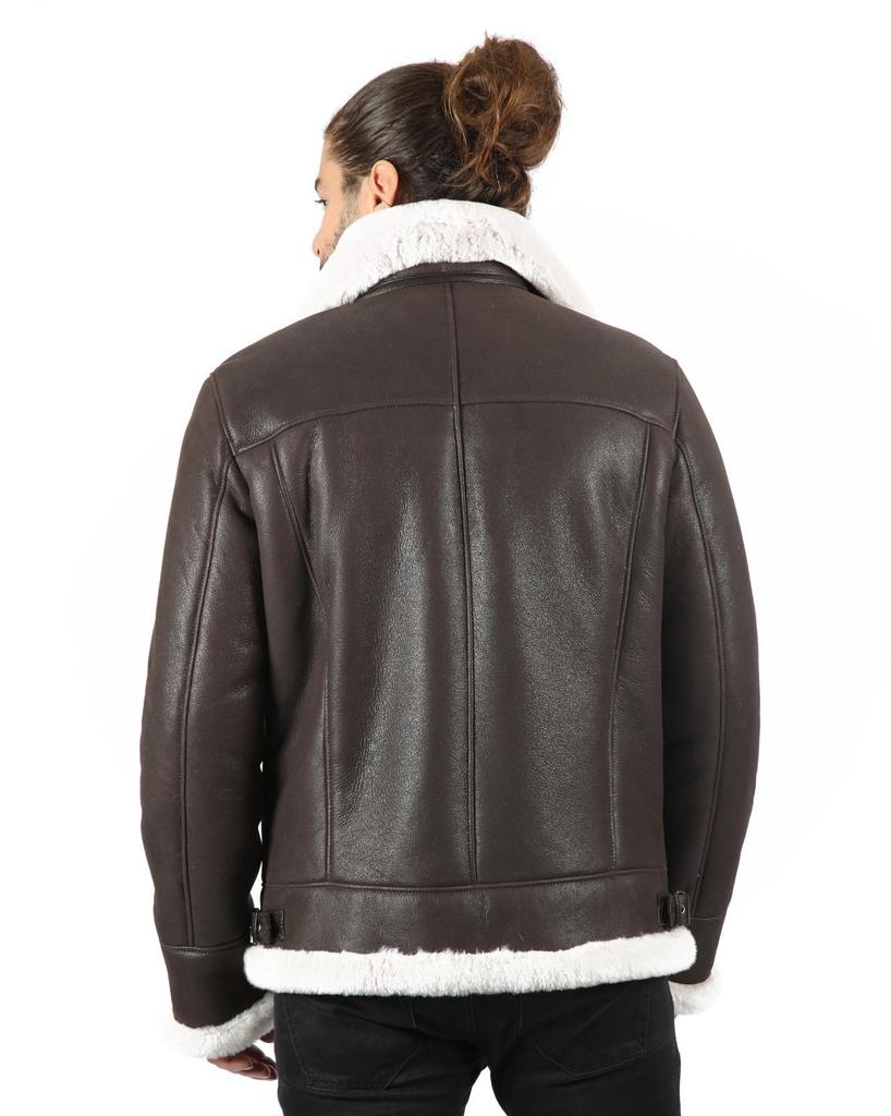 Leather Fur Men's Coats