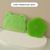 Set de 2 Piezas Masajeador de Cabeza de Silicona para Bebés Peine para Grasa Craneal Fetal Peine Suave para Baño de Niños Pequeños Limpieza del Cabello de Recién Nacidos Accesorios para el Cuidado del Bebé