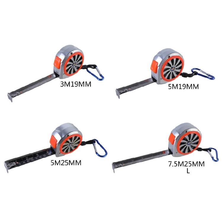 Self Locking Tape Measure with Steel Construction Multifunction  Tape Measuring Tool for Easy Carrying & Accurate Readings