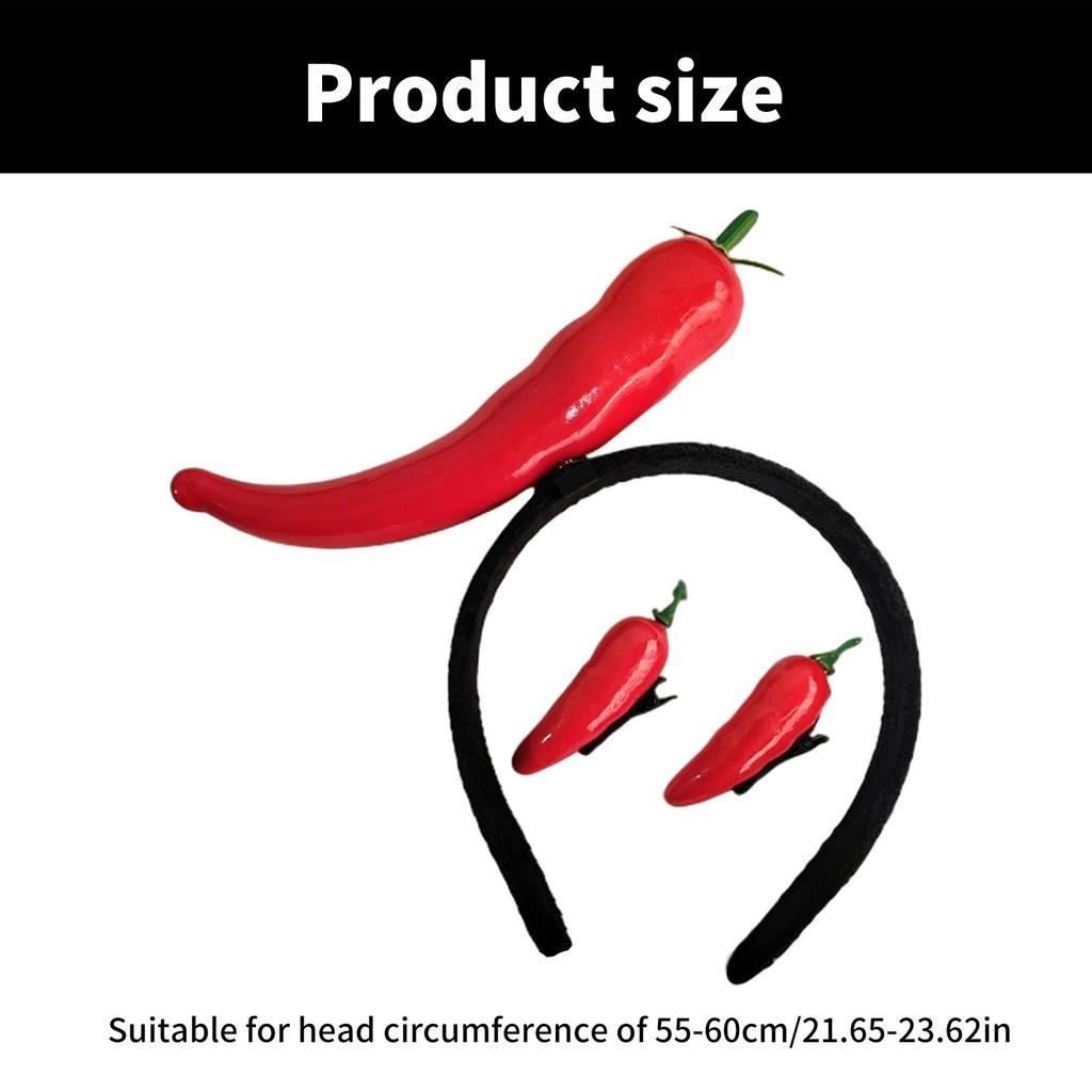 Szimulált Gyümölcs Zöldség Hajkarika Vicces Születésnapi Cosplay Halloween Fejdísz Női Divat Hajkiegészítők