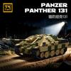 Seria Al Doilea Război Mondial Tanc Nou Leopard 131 Achiziție Completă în Aplicație Asamblare Jucărie Blocuri de Construcție Militare pentru Băieți Ediție de Colecție Zi de Naștere