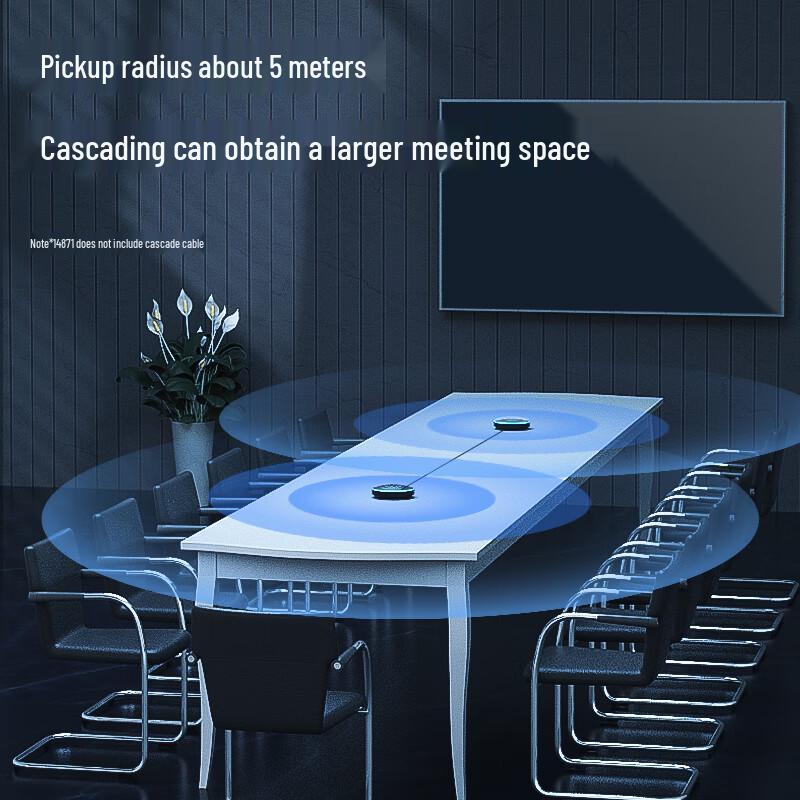 Deli 14871 Wireless Omnidirectional Conference Speakerphone