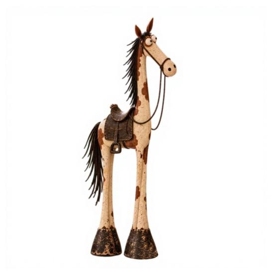 Handcrafted Horse Sculpture 1/2Pcs West Cowboy Figurine, Cartoon Resin Statue, Figurine Shaped Desktop Decoration for Home Office Western Statue