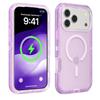 Transparent Shockproof Case For iPhone 17/16/ 15/ 14/ 13 Series Cover Compatible With MagSafe, Triple Layer Magnetic Charging, Drop-Proof Phone Case