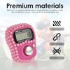 12Pcs Electronic Finger Counter 5 Digit Number Count Clicker LCD Display Finger Pitch Counter for Sports Inventory Teacher