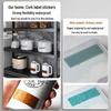 Waterproof Cork Label Stickers: No Residue, Oil-Proof, Self-Adhesive Kitchen Labels