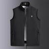 Men's Lambswool Fleece Vest: Warm, Versatile, Sleeveless Outerwear for Autumn and Winter