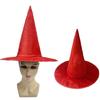 Halloween Wizard Hat Witch Costume Hat 39cm High Pointed Wizard Hat for Women Halloween Cosplay Parties
