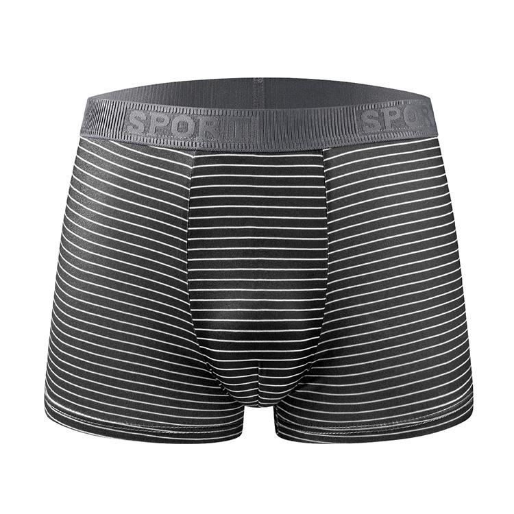 Trendy European & American Plus Size Men s Mid-rise Boxer Briefs XL (Euro) чёрный