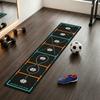 Football Training Agility Step Mat 4 In 1 Footwork Assistance Mats Silent Rubber Base Football Pad for Indoor Outdoor Home Gym