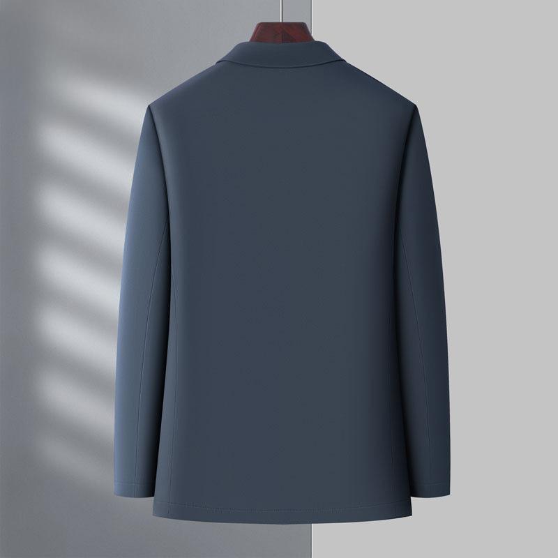 Tjock bomullskappa för män, Höst- och vinterkappa för medelålders pappa, Köldtålig bomullskappa, Avslappnad bomullsjacka