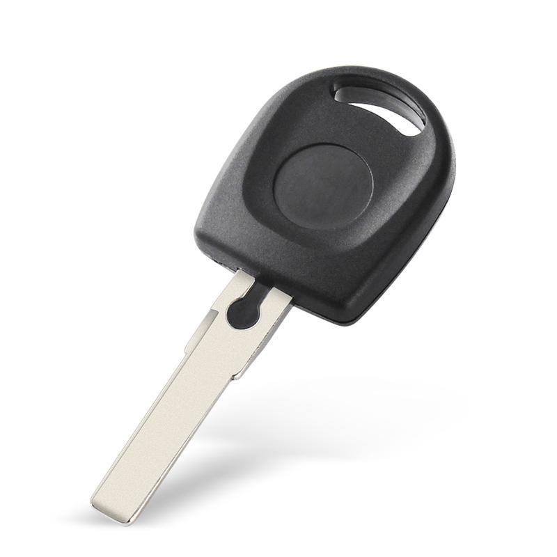 KEYYOU Replacement Car Key Blank Case For VW Volkswagen Passat Transponder ID48 Chip Remote Key Shell Uncut Blade HU66 Blade