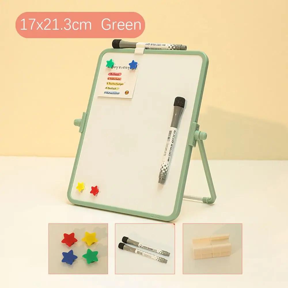 Durable Magnetic Magnetic Whiteboard Double Sided Multi Size Planning Board Desktop/Hang Drawing/Writing/Message Memo Boards as pic зелёный