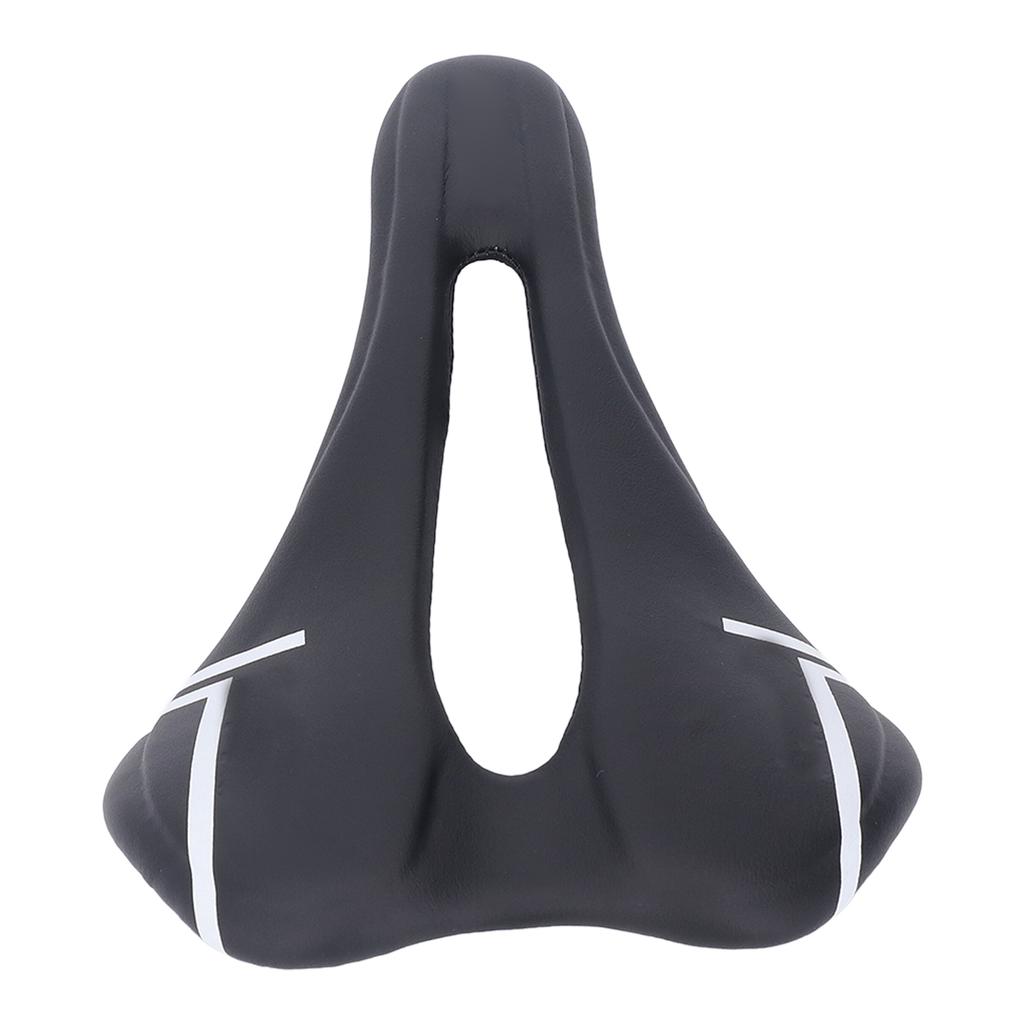 Mountain Bike Saddle Cushion Microfib  PU Lth  Hollow Brthable for Road Riding