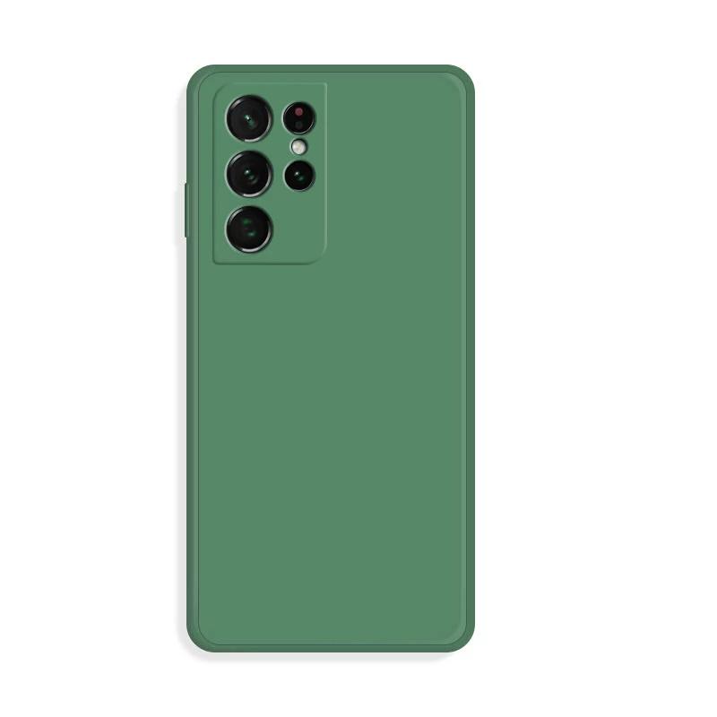 Liquid Silicone Case for Samsung Galaxy Note 10 20 Plus UItra S20 FE S21FE S21 S22 S23 Plus Uitra A52 A71 A51 A72 Coque
