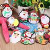 Mini Father Christmas Tree Decorations Santa Claus Keychain XMAS Children's Gifts Creative Fashion Key Chains Cute Keychains