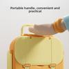 Portable Food Grade Lunch Box Divided Fresh Keeping Microwavable Lunch Box with Handle Spoon Fork Storage Box Outdoor Picnic
