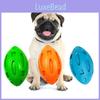 Ball Dog Rugby Squeaky Toy Pet Chew Balls For Medium Large Dogs Durable Gift