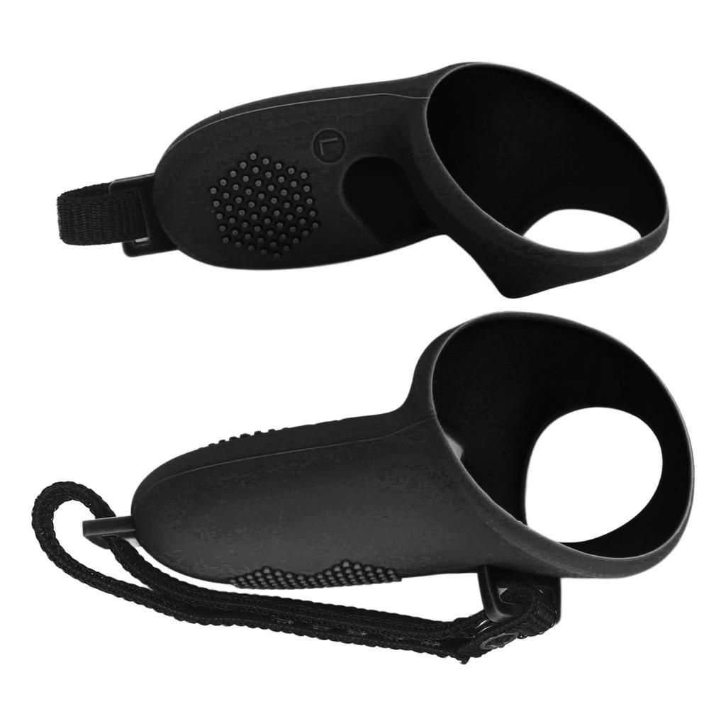 Silikonowe nakładki na uchwyty kontrolera VR Stabilne Zapobiegające poślizgowi Ochronne silikonowe nakładki na uchwyty z regulowanym paskiem na dłoń kontrolera