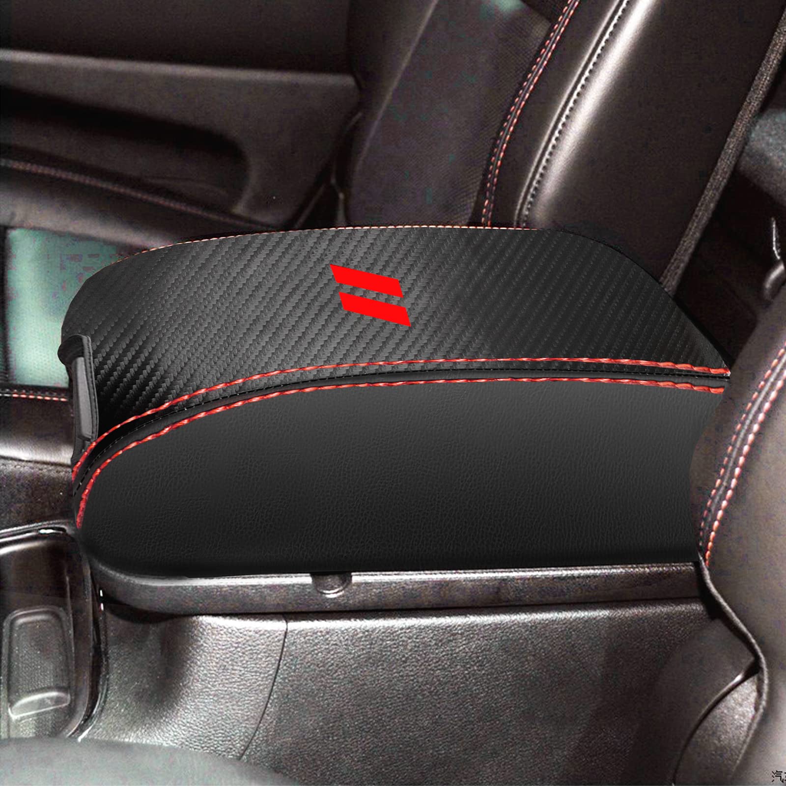 

YOSRTER Dodge Durango Accessories 2011-2018 2019 2020 2021 Center Console Armrest Cover Interior Box B11222 красный