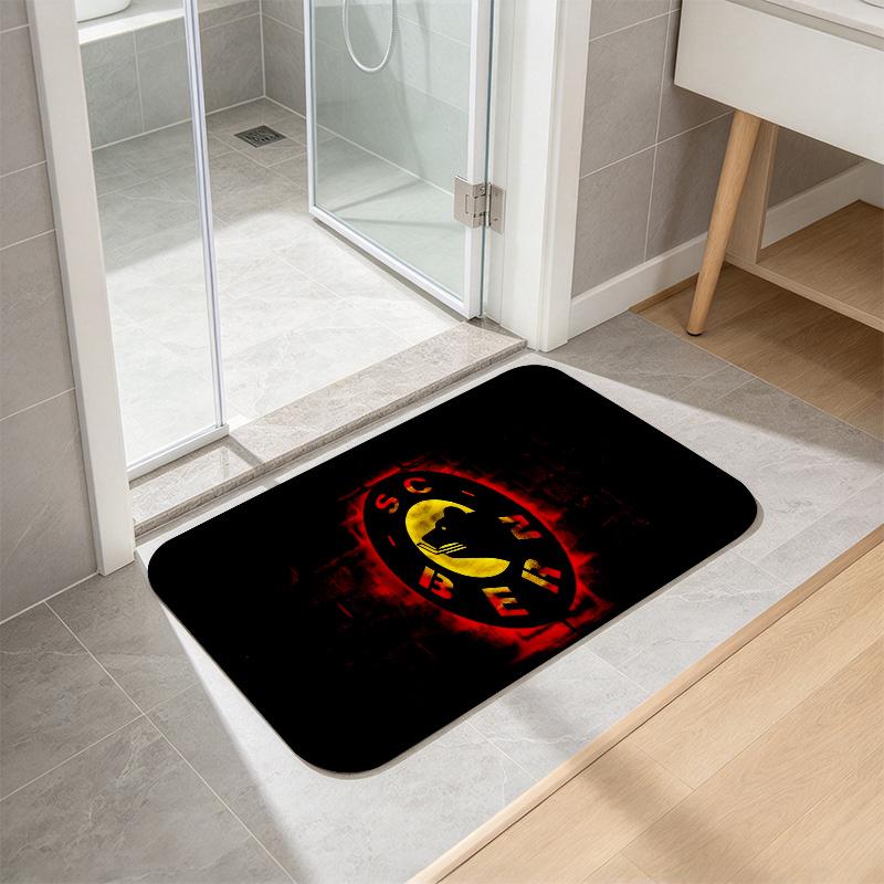 Sc Bern Flannel Kitchen Mat Christmas Soft Area Rug Non Slip Floor Carpet Home Decoration