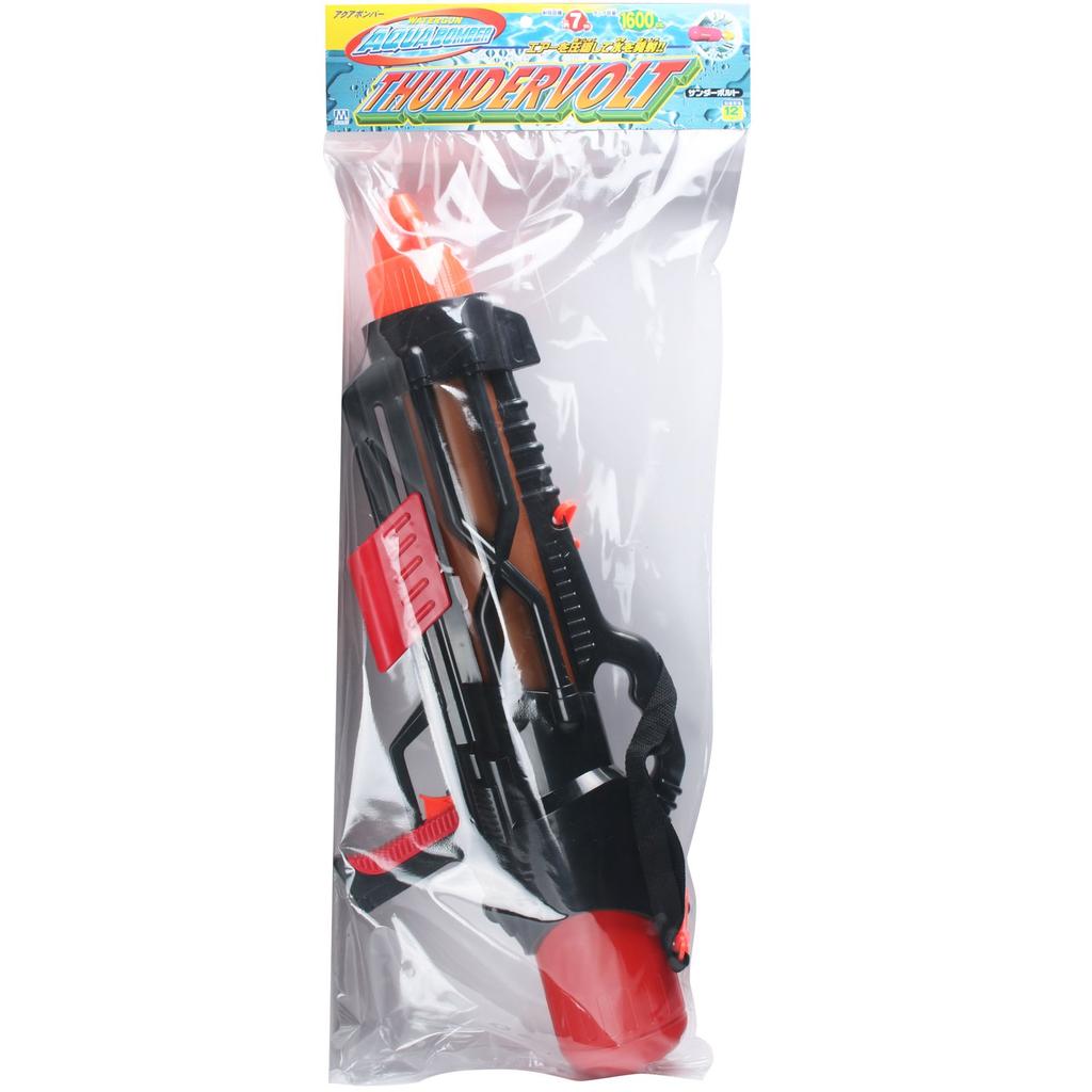 Marukan Aqua Bomber Thunderbolt Toy Water Gun, Ages 6 and Up, Approx. 1600cc, 187367