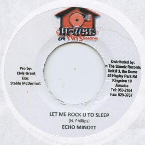 

7-дюймовая пластинка ECHO MINOTT - Let Me Rock U To Sleep House Of Hits 2009 Ямайка Регги, Ска и Даб
