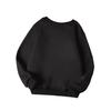 Fashionable Round-Neck Sweatshirt for Girls for Christmas, Casual Print Top