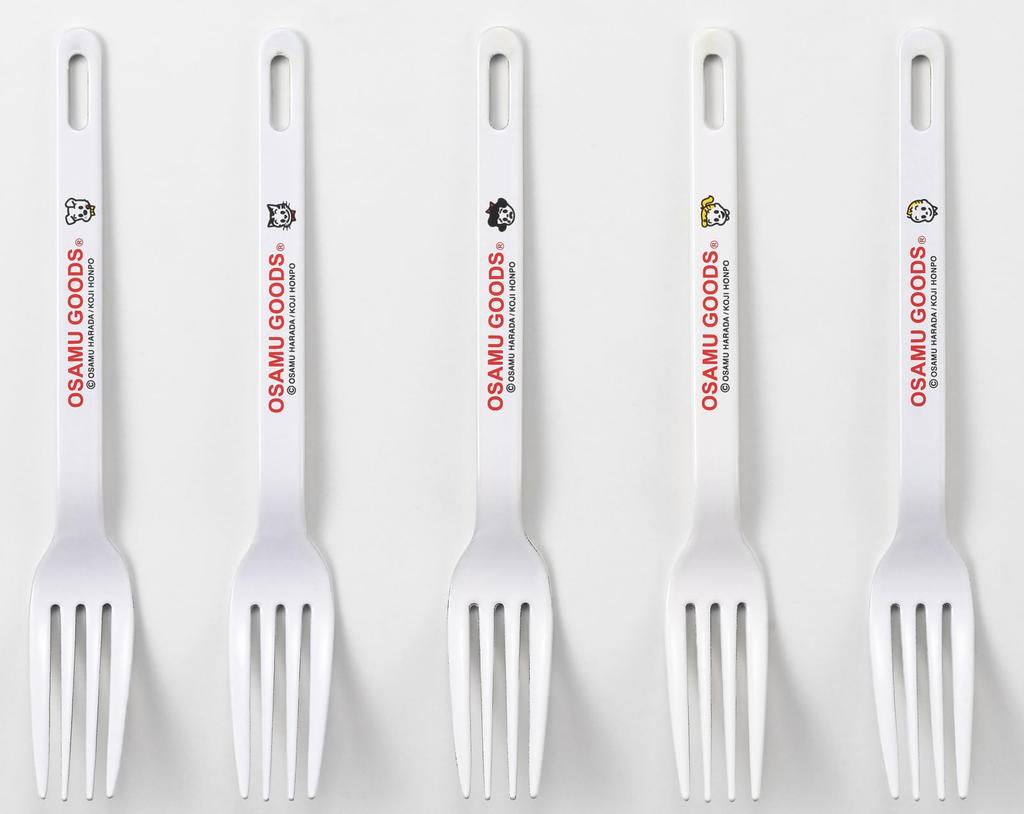 Osamu Goods Face Enamel Dessert Fork Cat OG-33