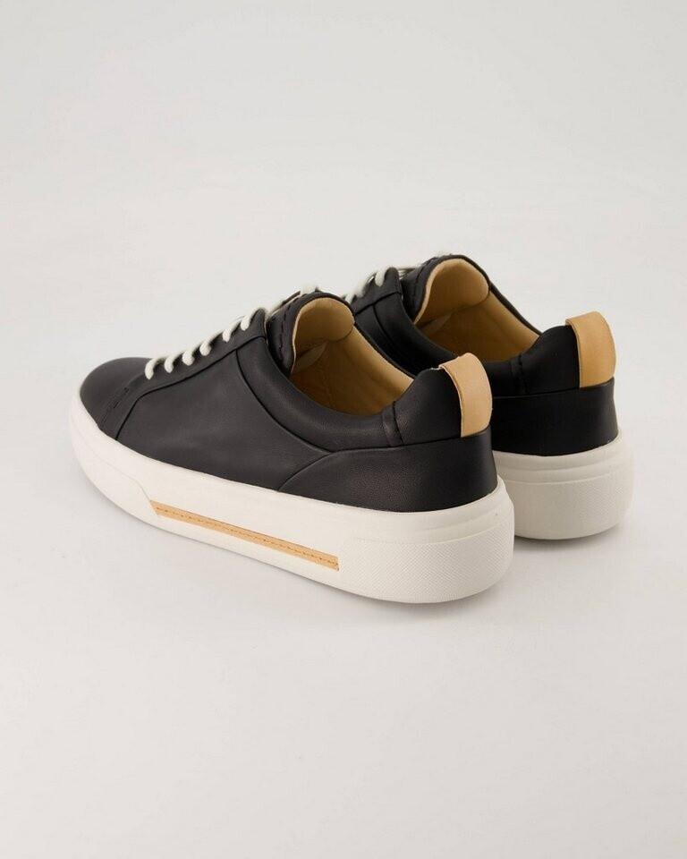 Clarks Womens Hollyhock Walk Sneakers In Black Leather