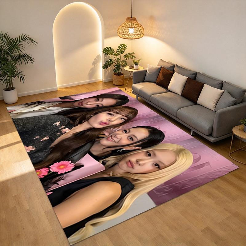 Floral Party Living Room Nonslip Area Rug Soft Carpet For Bedroom Game Playroom Sofa Office Home Decor Doormat Christmas Gift C929767