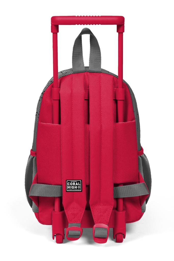 Mini Yuva Squeegee Backpack Gray Nefti Anime Motorcycle Patterned Two Compartments 24064