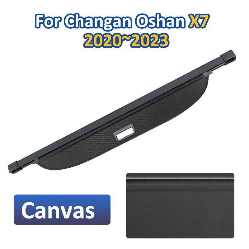 For Changan Oshan X7 Plus Accessories 2025 2020~2024 Car Trunk Cargo Cover Retractable Storage Board Partition Privacy Curtain