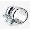Stainless Steel High Quality Exhaust Tube Pipe Joiner Sleeve Clamp Connector Exhaust Tube Pipe Connector Length 95mm