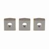 6 PEZZI Blocco Dado di Bloccaggio Nero/Argento/Oro Parti Metalliche per Ponte Tremolo per Sostituzione Chitarra