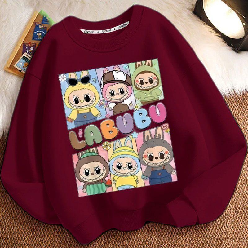 Niedliche Kinder-Sweatshirts, Langarm-Freizeit-Sweatshirts für Jungen und Mädchen für Frühling und Herbst