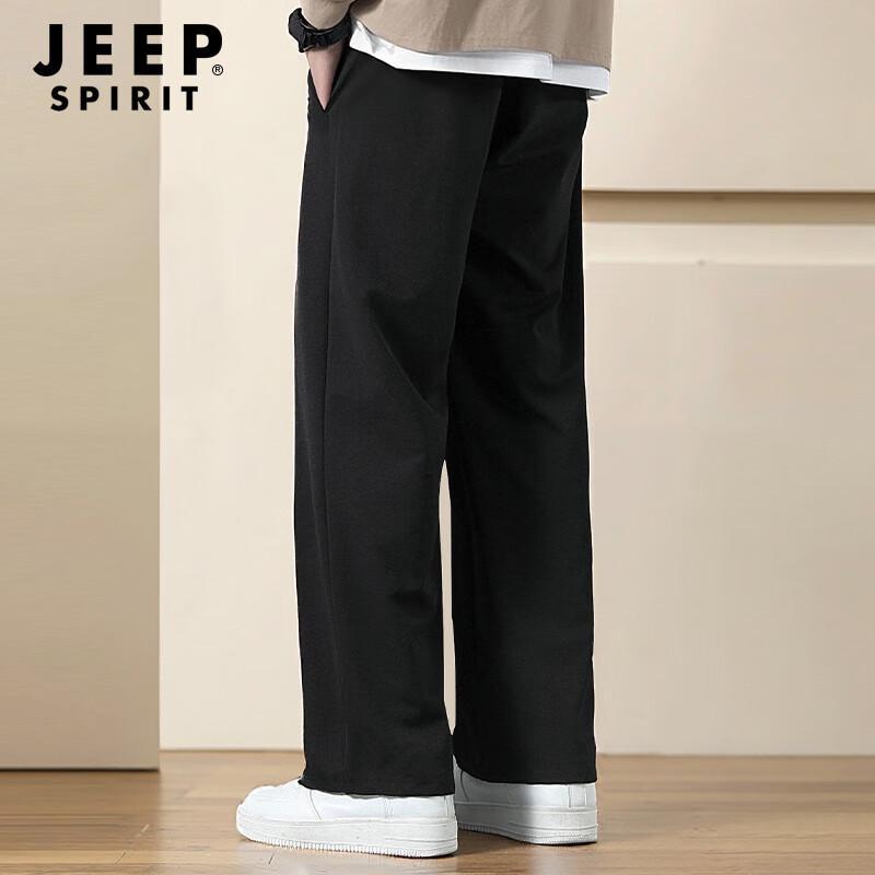 JEEP SPIRIT Men's Straight-Leg Casual Athletic Pants