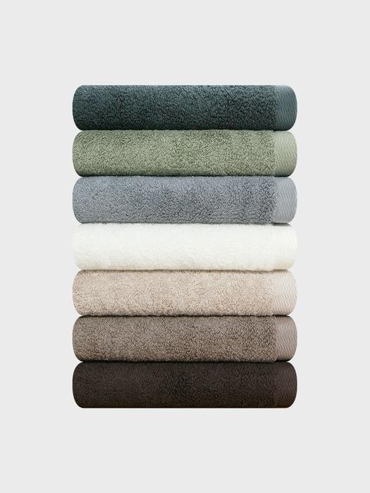 Songwol Towel Premium 40-Count Lea Hotel Towel [5P] Dark Green 5 sheets