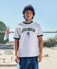 Peullukeu American Vintage Ringer T-Shirt Ash Grey Fst357