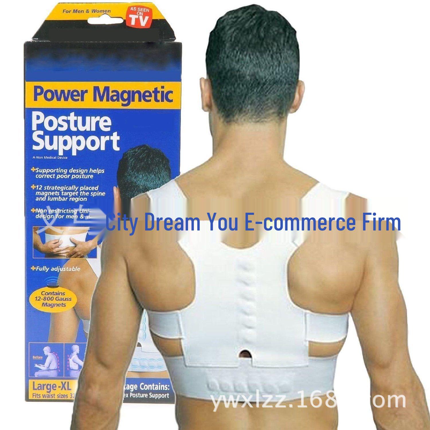 

Мужской корректор осанки, жилет с магнитной терапией - Качественная спортивная поддержка спины L