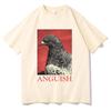 Anguish Tshirt Cute Funny Meme Pigeon Print T Shirts Summer Women Casual Short Sleeve Tshirt Vintage Tees