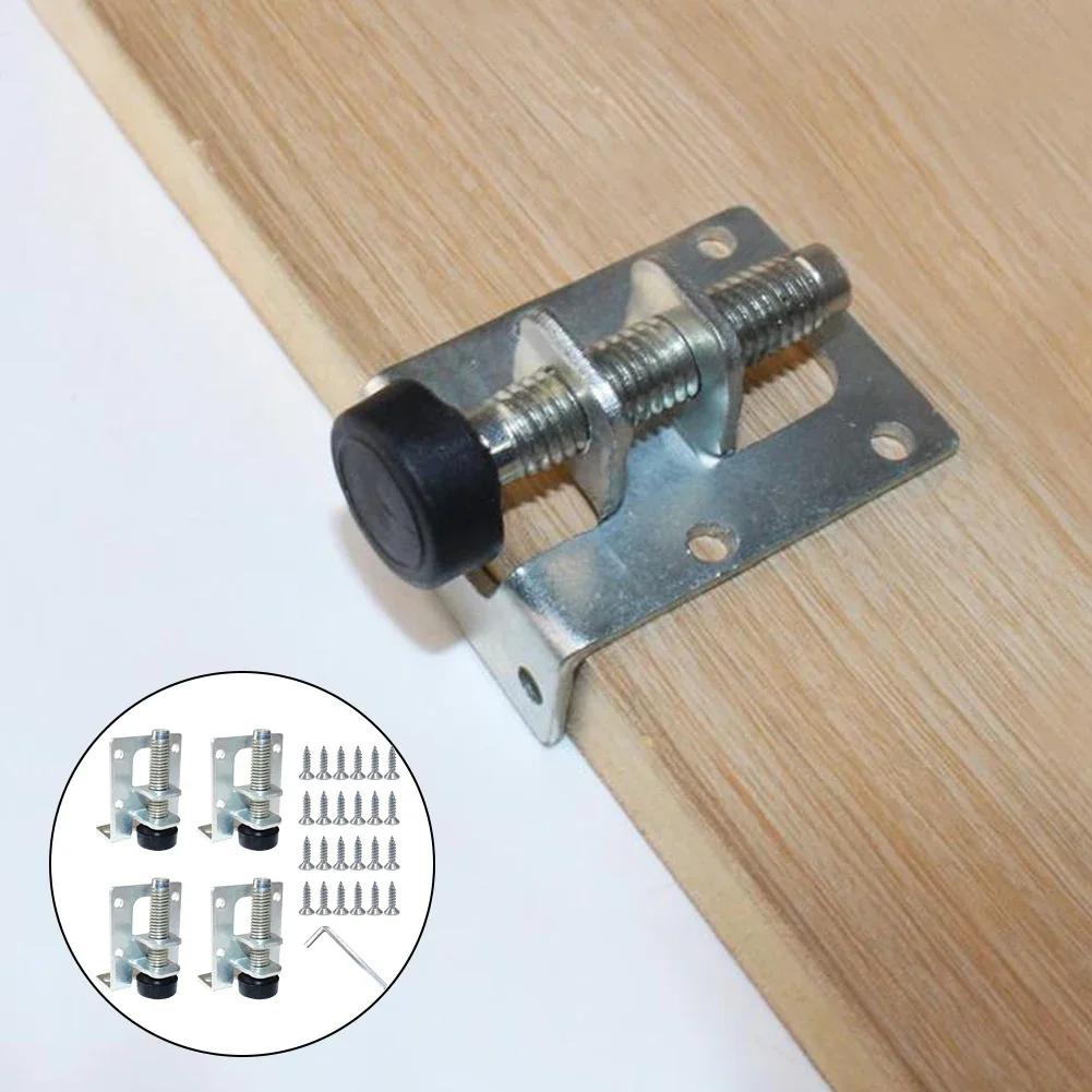 4 Stück Verstellbare Nivellierfüße Schwerlast Höhenversteller Möbelnivellierfüße Verstärkte Stütze Für Schränke Tische