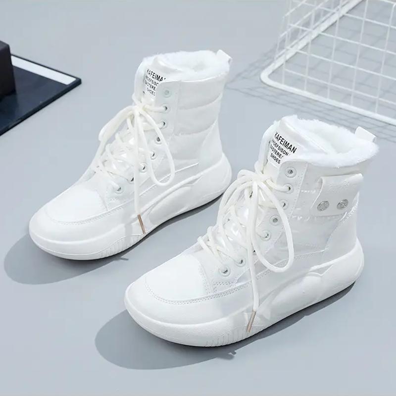 Snow Boots Women's Winter Plush Cotton Shoes New Anti Slip Thick Soled Snow Cotton Short Boots Warm Cotton Shoes Women's Shoes