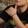 2026 Retro Old Personality Safe Pattern Couple Bracelet Retro Pure Hand-woven Bracelet Fashion Jewelry